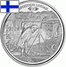 Dvě finské stříbrné desetieurovky