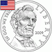 Stříbrný pamětní dolar k výročí narození Abrahama Lincolna
