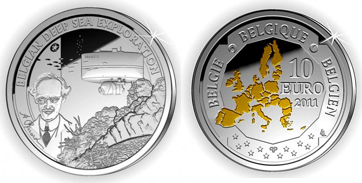 Belgian deep sea exploration 10 euro