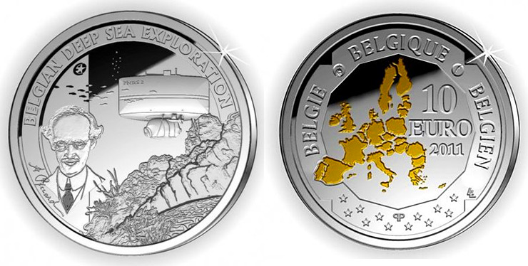 Belgian deep sea exploration 10 euro