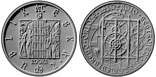 Stříbrná mince: 600. výročí sestrojení Staroměstského orloje