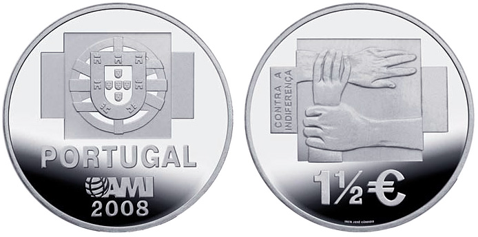 Portugal commemorative coins - pamětní euro mince