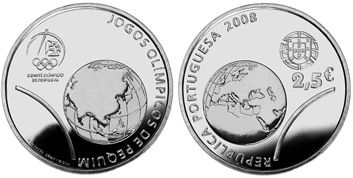 Portugal commemorative coins - pamětní euro mince