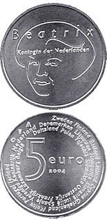 5 euro coin EU enlargement | Netherlands 2004