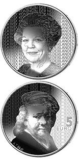 5 euro coin 400. birthday of Rembrandt Harmenszoon van Rijn  | Netherlands 2006