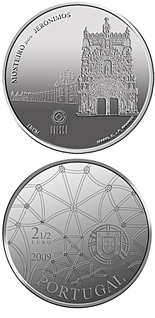 2.5 euro coin Hieronymites Monastery | Portugal 2009