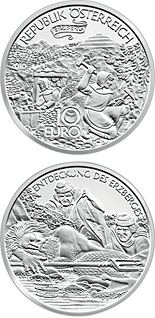 10 euro coin The Erzberg in Styria | Austria 2010