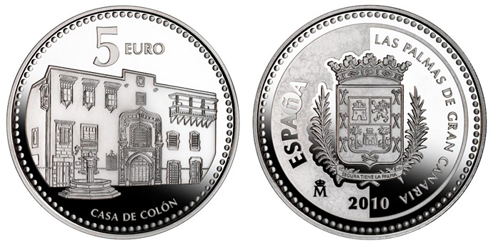 Capitales de Provincia y Ciudades Autónomas - 2010 5 euro 