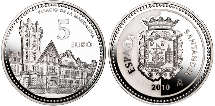 Capitales de Provincia y Ciudades Autónomas - 2010 5 euro 