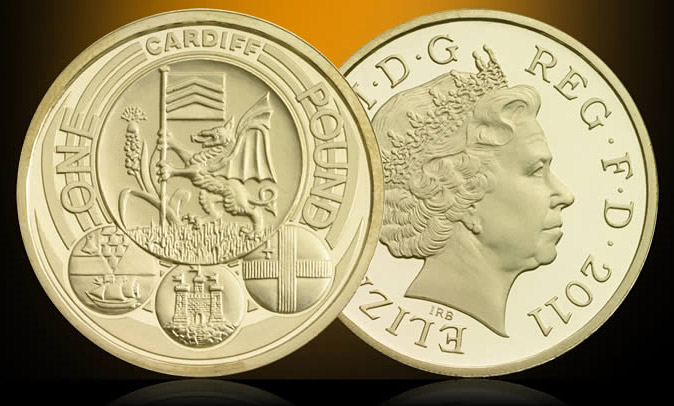 The 2011 Cities Series £1 Cardiff
