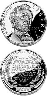 1 dollar coin Abraham Lincoln | USA 2009